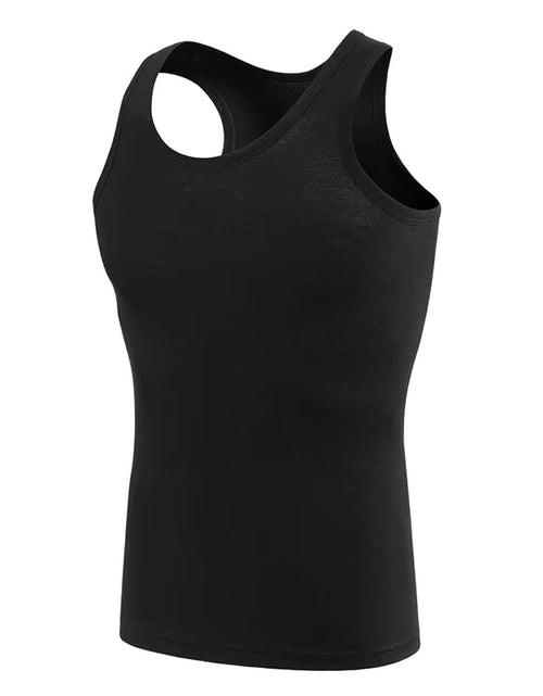 Load image into Gallery viewer, 1/3 Pack Four Seasons Men'S Cotton Joker Vest Teenagers Simple Fit Sports Fitness T-Shirt Middle-Aged Casual Sleeveless Shirt
