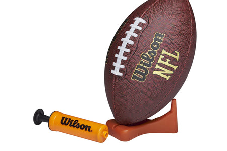 NFL Tailgate Time Football with Pump and Tee, Junior Size