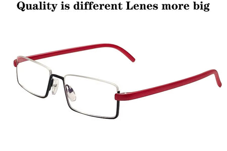 Metal Anti-Blue Light Reading Glasses Men Half Frame Prescription Eyeglasses Male TR90 Eyewear with Case Óculos +1.75