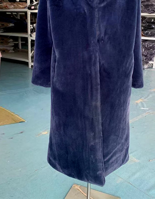 Load image into Gallery viewer, Winter Jacket Women High Quality Faux Rabbit Fur Coat Luxury Long Fur Jacket Overcoat Thick Warm Large Size Female Plush Coats
